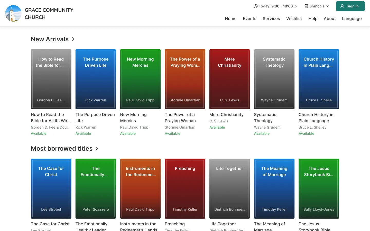 Ministry Collections